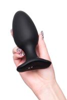 Анальная втулка Lovense Hush 2 (L), силикон, черная, 15 см, Ø 5,7 см_3
