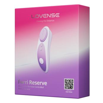 Сиреневый вибростимулятор клитора в трусики Lovense Ferri Reserve из силикона — фото 2