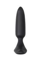 Анальная втулка Lovense Hush 2 (XS), силикон, черная, 12,1 см, Ø 2,5 см_2