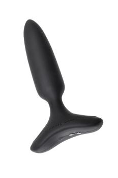 Черная анальная втулка Lovense Hush 2 (XS) из силикона, 12,1 см