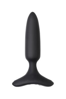 Черная анальная втулка Lovense Hush 2 (XS) из силикона, 12,1 см — фото 2
