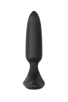 Черная анальная втулка Lovense Hush 2 (XS) из силикона, 12,1 см — фото 3