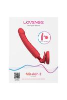 Дилдо-вибратор Lovense Mission 2 с технологией Touch-Sense, силикон, красный, 27,2 см_5