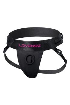 Универсальные трусики Lovense Lapis для страпона из спандекса чёрного цвета