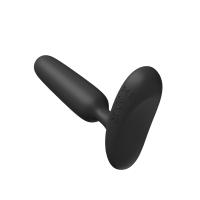 Анальная втулка Lovense Glint с сенсором, силикон, чёрная, 2,15 см_2
