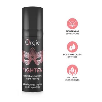 Упаковка сужающего геля Orgie Tighten Gel на водной основе, 15 мл — фото 3