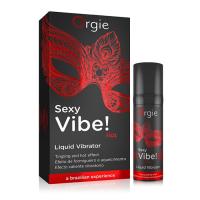 Возбуждающий гель Orgie Sexy Vibe Hot с разогревающим и вибрирующим эффектом, 15 мл