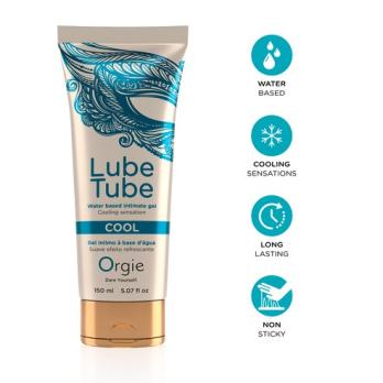 Туба интимного геля с охлаждающим эффектом Orgie Lube Tube Cool, 150 мл — фото 4