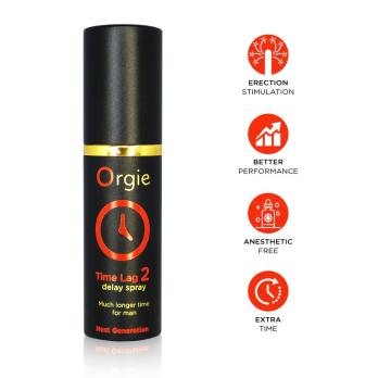 Спрей-пролонгатор Orgie Time Lag 2 Delay Spray Next Generation во флаконе 10 мл — фото 2