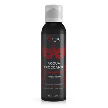 Хрустящая массажная пенка Orgie Acqua Croccante Strawberry с ароматом клубники, 150 мл