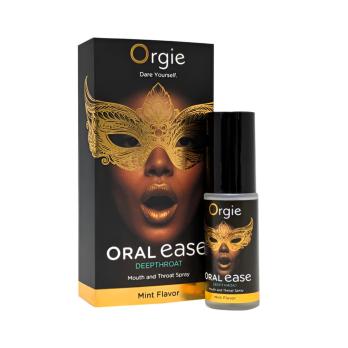 Оральный спрей Orgie Oral Ease Deepthroat с мятным вкусом, флакон 15 мл