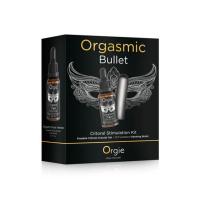 Набор Orgie Orgasmic Bullet: гель Orgasm Drops Intense 30 мл, вибропуля и USB-кабель