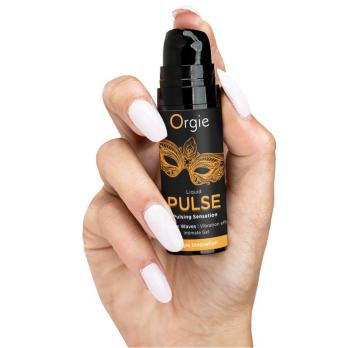 Гель с эффектом пульсации Orgie Liquid Pulse со вкусом ледяной карамели, 15 мл — фото 2