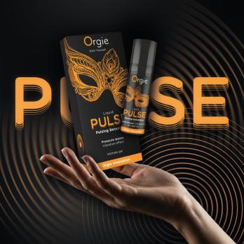Гель с эффектом пульсации Orgie Liquid Pulse со вкусом ледяной карамели, 15 мл — фото 3