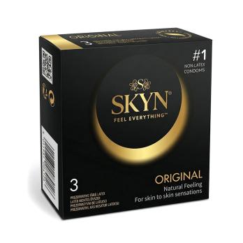 Упаковка из 3 гладких презервативов SKYN Original без латекса