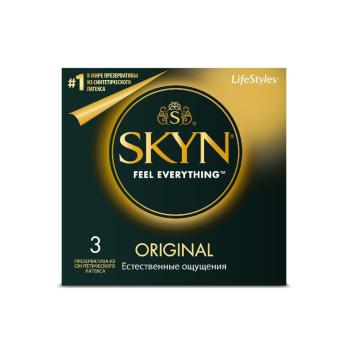 Упаковка из 3 гладких презервативов SKYN Original без латекса — фото 3