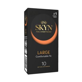 Презервативы SKYN Large № 10 увеличенного размера без латекса, упаковка