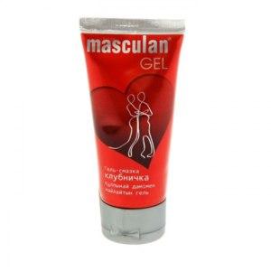 Интимный гель-смазка Masculan на водной основе со вкусом клубники
