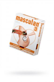 ПРЕЗЕРВАТИВЫ MASCULAN ULTRA 3, 3 ШТ. ПРОДЛЕВАЮЩИЕ (LONG PLEASURE) ШТ