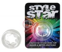 Прозрачное эрекционное кольцо STYLE STAR COCKRING