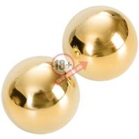 Подарочные вагинальные шарики под золото Ben Wa Balls