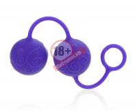Фиолетовые вагинальные шарики Posh Silicone “O” Balls
