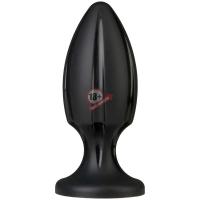 Черная анальная пробка Platinum Premium Silicone - The Rocket - Black