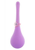 Фиолетовый анальный душ SQUEEZE CLEAN