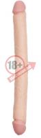 Двусторонний реалистичный фаллоимитатор FLESHXL DOUBLE DONG - 48 см.