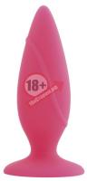 Розовая анальная втулка POPO Pleasure - 8,5 см.