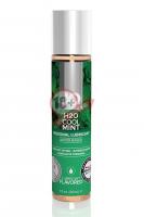 Лубрикант на водной основе с ароматом мяты JO Flavored Cool Mint - 30 мл.