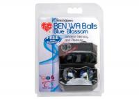 Вагинальные шарики TLC CyberGlass Ben Wa Balls Blue Blossom