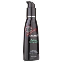 Лубрикант со вкусом сахарного яблока Wicked Aqua Candy Apple - 120 мл.
