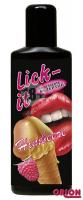 Съедобная смазка Lick It со вкусом малины - 100 мл.