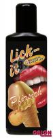 Съедобная смазка Lick It со вкусом персика - 100 мл.