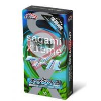 Презервативы Sagami Xtreme Mint с ароматом мяты - 10 шт.
