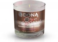 Массажная свеча DONA Chocolate Mousse с ароматом шоколадного мусса - 135 гр.
