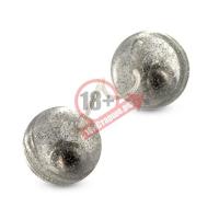 Вагинальные шарики с блёстками SILVER MAGIC BALLS