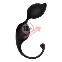 Чёрные вагинальные шарики TRIGGER SILICONE BLACKY