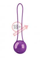 Фиолетовый вагинальный шарик Pleasure Ball Deluxe