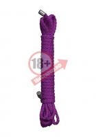 Фиолетовая веревка для бандажа Kinbaku Rope - 5 м.