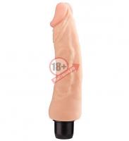 Реалистичный мультискоростной вибромассажёр REALSTUFF 5INCH VIBRATOR - 16 см.