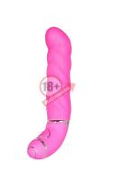 Розовый силиконовый вибростимулятор точки G PURRFECT SILICONE 6INCH 10FUNCTIONS - 15 см.