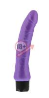 Реалистичный фиолетовый вибратор PEARL SHINE 9 VIBRATOR - 22,8 см.