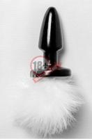 Пробка с хвостиком White Bunny - 11 см.