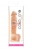 Реалистичный фаллоимитатор Colours Pleasures 5" Dildo - 17 см.