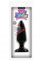 Средняя черная анальная пробка Jelly Rancher Pleasure Plug Medium - 12,7 см.