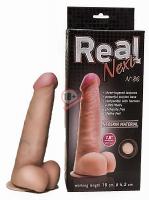 Телесный фаллоимитатор  на присоске  REAL Next №86 - 20,5 см.