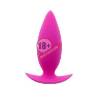 Розовая анальная пробка BOOTYFUL ANAL PLUG SMALL PINK - 9,5 см.