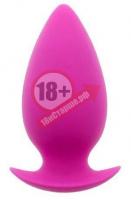 Большая розовая анальная пробка BOOTYFUL ANAL PLUG LARGE PINK - 10 см.
